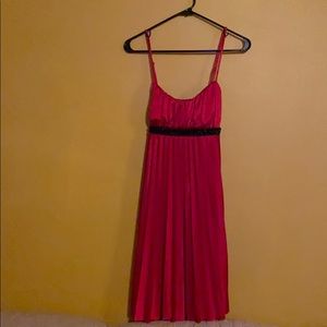Red Pleated Mini